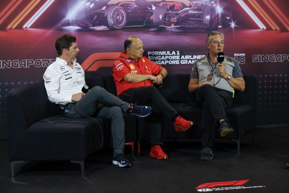 TEAM REPRESENTATIVES: James VOWLES (Williams), Frédéric VASSEUR (Ferrari), Mario ISOLA (Pirelli)