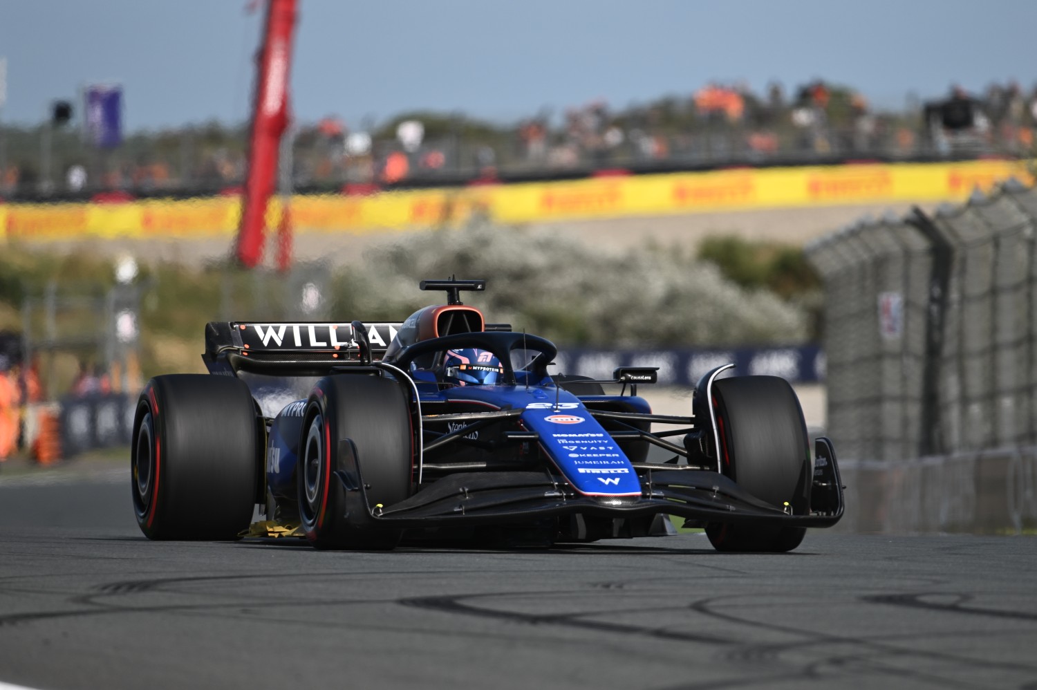 Alex Albon, Williams FW46 during the Dutch GP at Circuit Zandvoort on Friday August 23, 2024 in North Holland, Netherlands. (Photo by Simon Galloway / LAT Images)