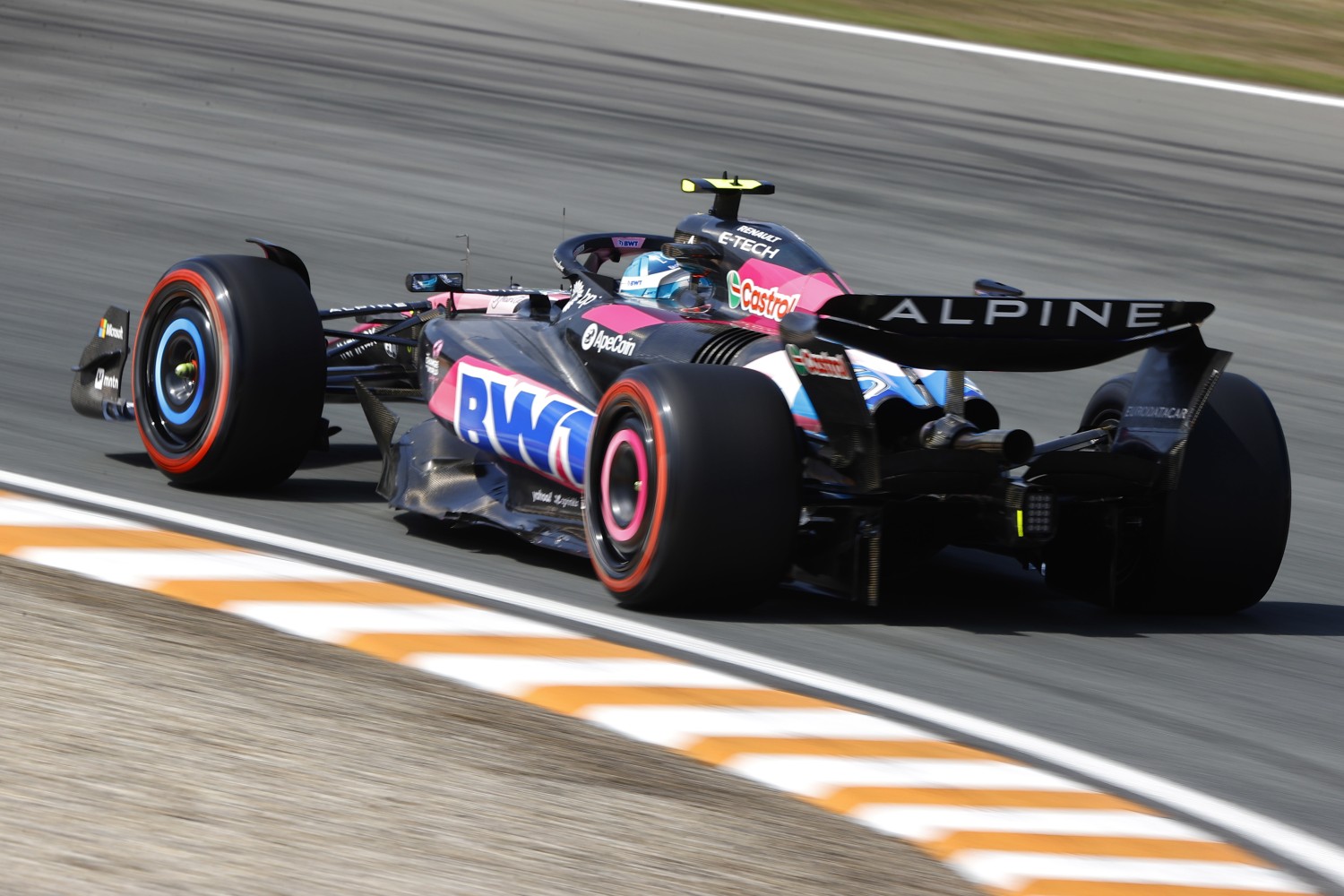 Pierre Gasly, Alpine A524 during the Dutch GP at Circuit Zandvoort on Friday August 23, 2024 in North Holland, Netherlands. (Photo by Andy Hone / LAT Images)