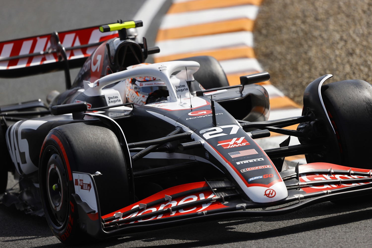 Nico Hulkenberg, Haas VF-24 during the Dutch GP at Circuit Zandvoort on Friday August 23, 2024 in North Holland, Netherlands. (Photo by Andy Hone / LAT Images)