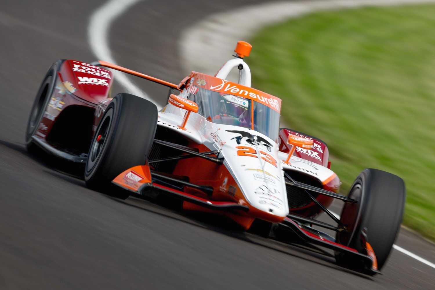 Ryan Hunter-Reay Indianapolis, IN - during the Indianapolis 500 at the Indianapolis Motor Speedway. (Photo by Joe Skibinski | IMS Photo)