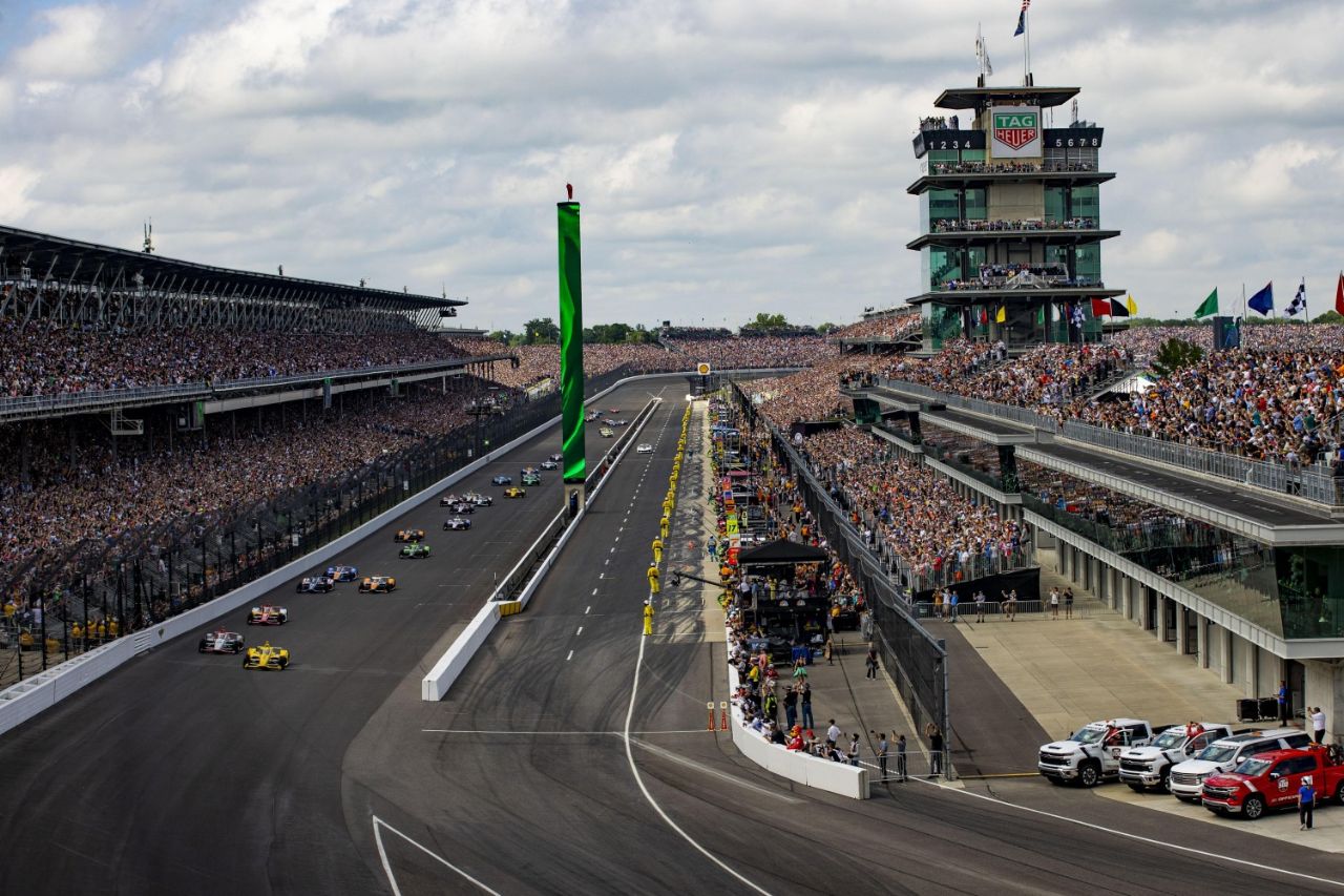 Start of the 2024 Indy 500. Photo courtesy of Penske Entertainment