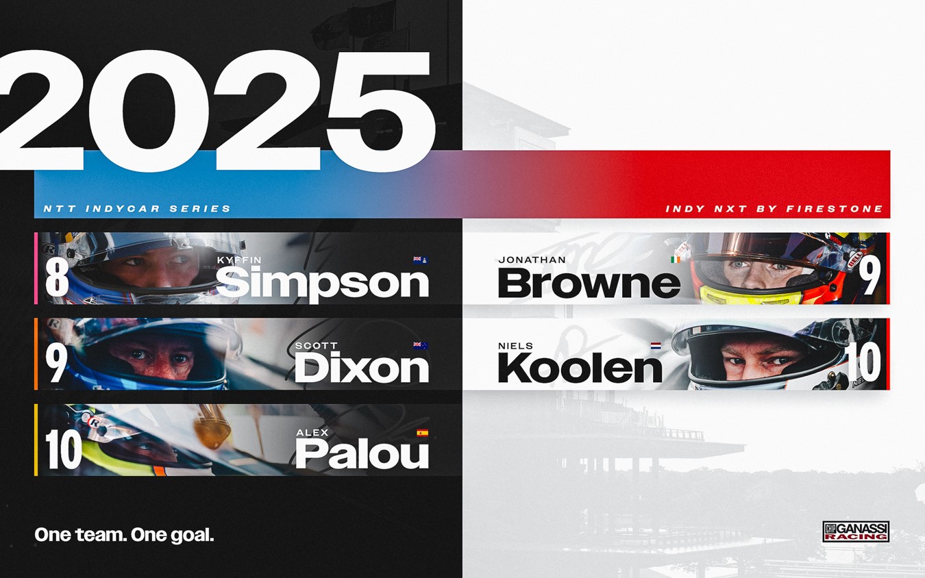 Ganassi 2025 Lineup