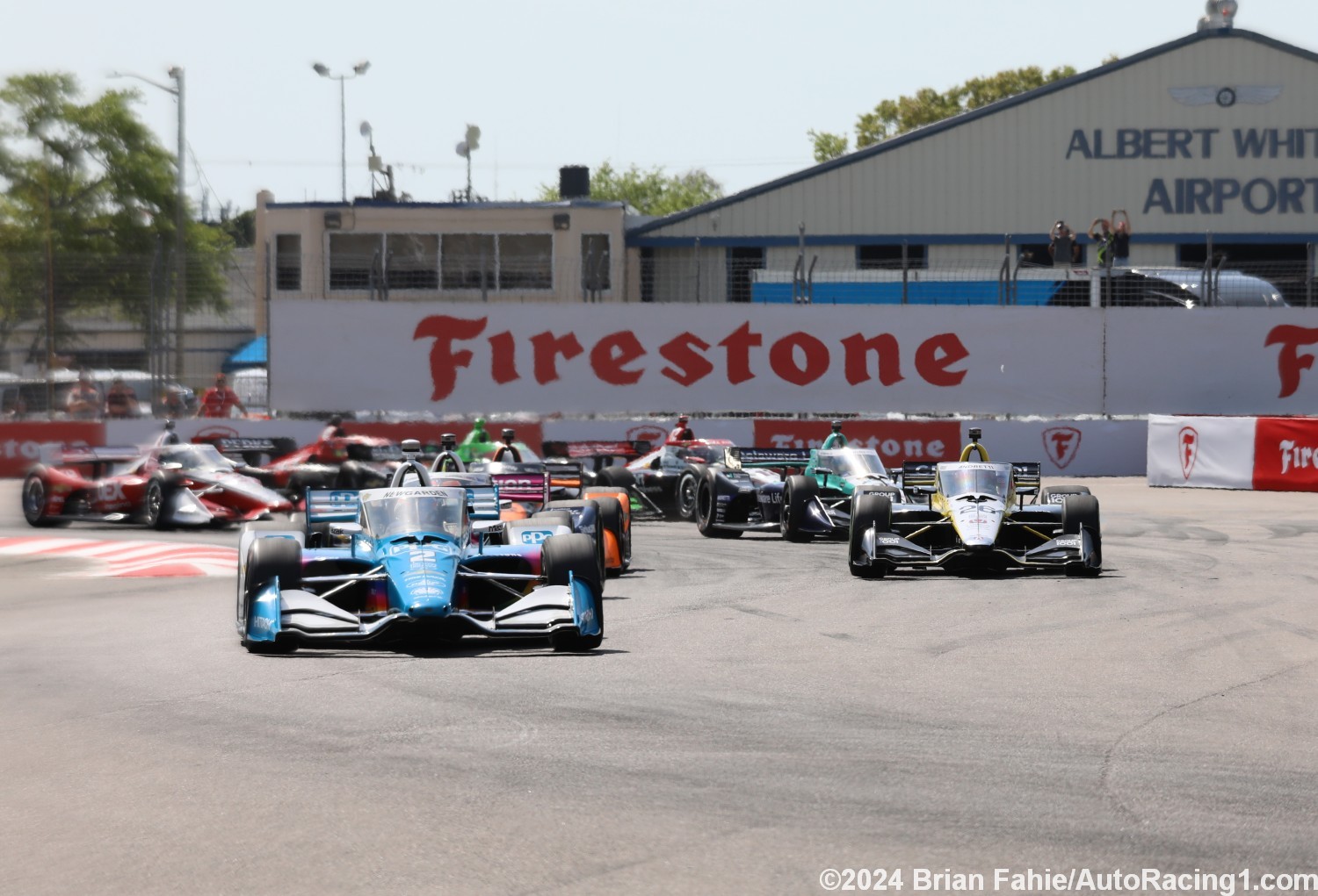 Start of the 2024 St. Pete GP