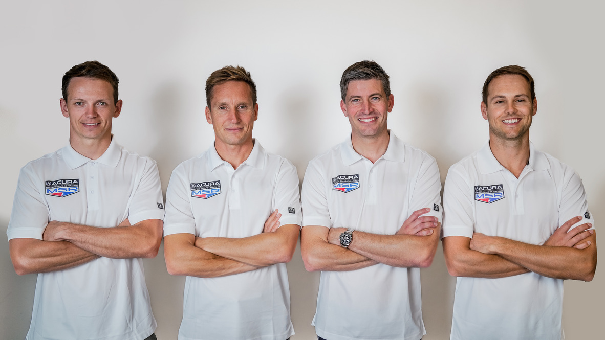 Tom Blomqvist, Colin Braun, Nick Yelloly and Renger van der Zande