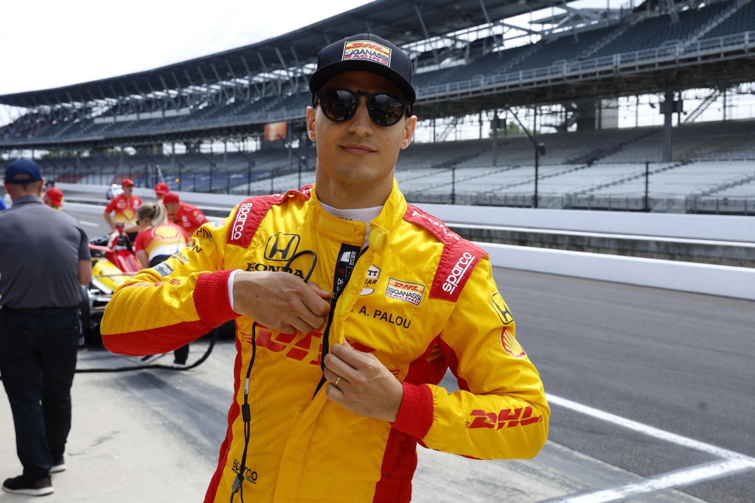 Alex Palou Indianapolis, IN - during practice for the Indianapolis 500 at the Indianapolis Motor Speedway in Indianapolis, Indiana. (Photo by Chris Jones | IMS Photo)