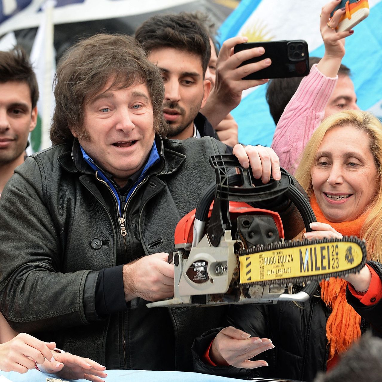 Argentine President Javier Milei is taking a chainsaw to government spending