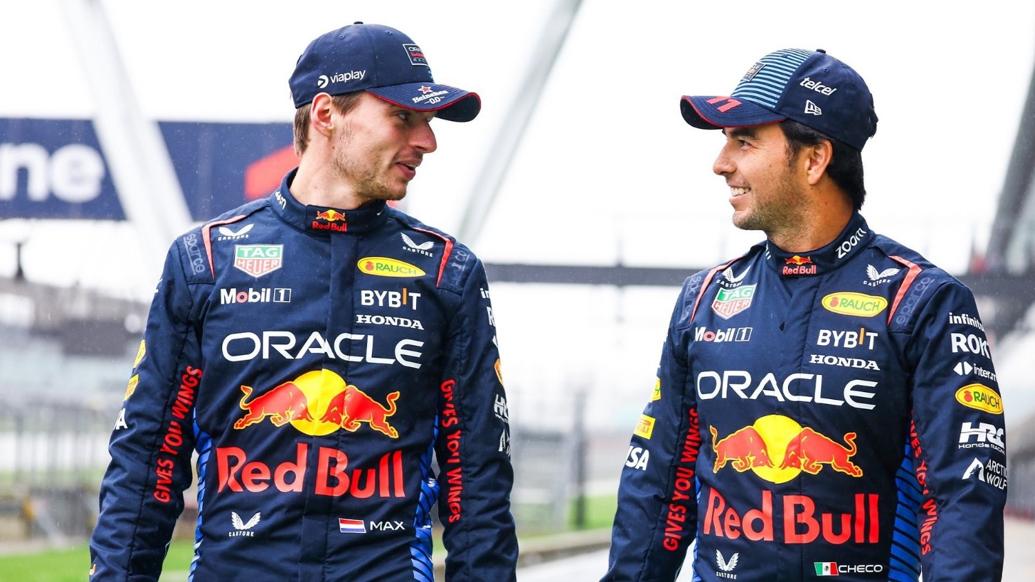 Max Verstappen and Sergio Perez. Photo Supplied by Red Bull