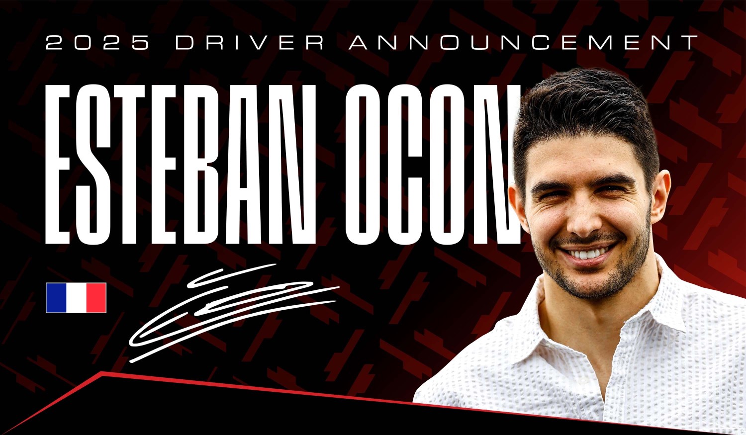 Esteban Ocon signs with Haas