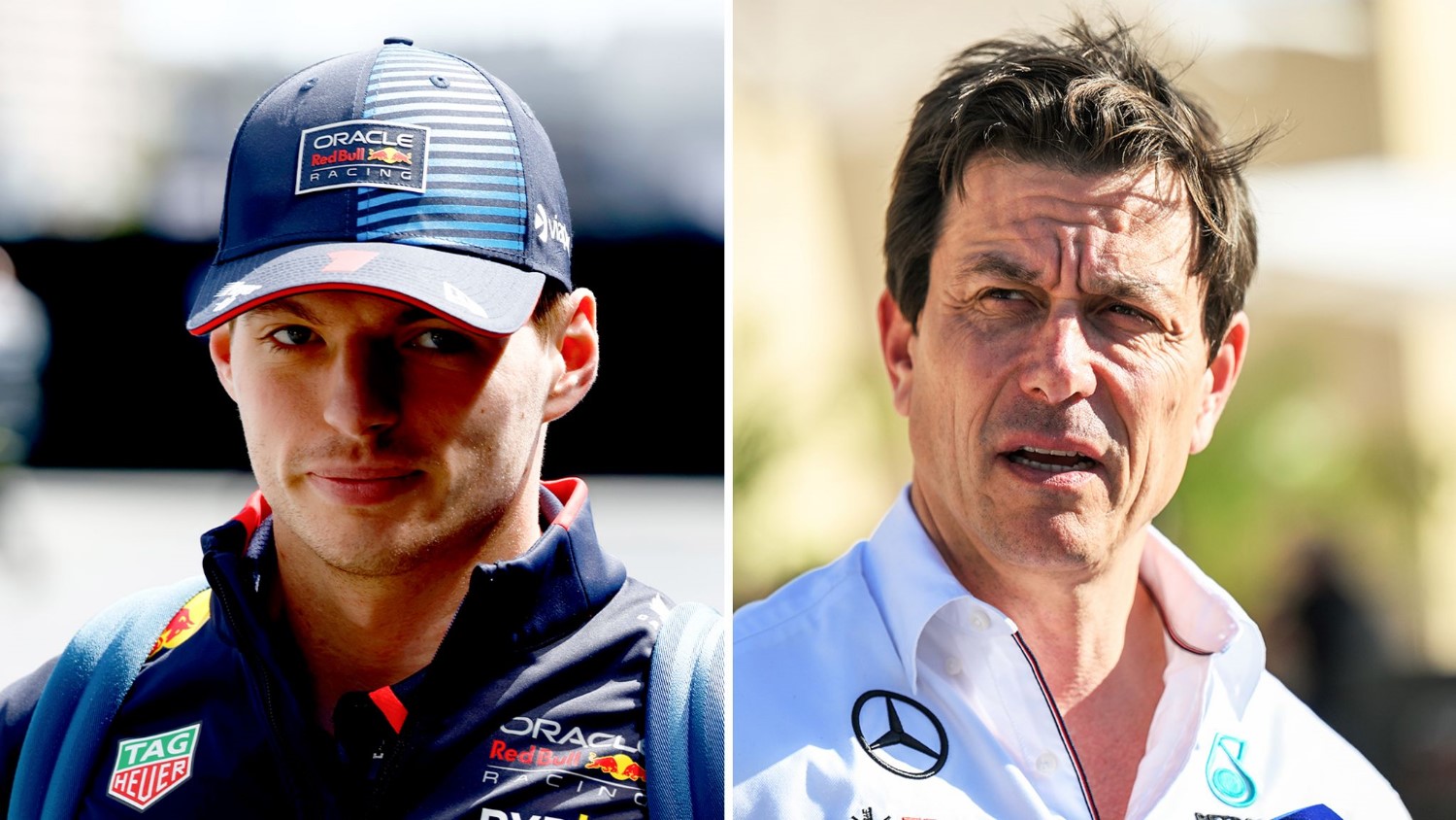 Max Verstappen and Toto Wolff