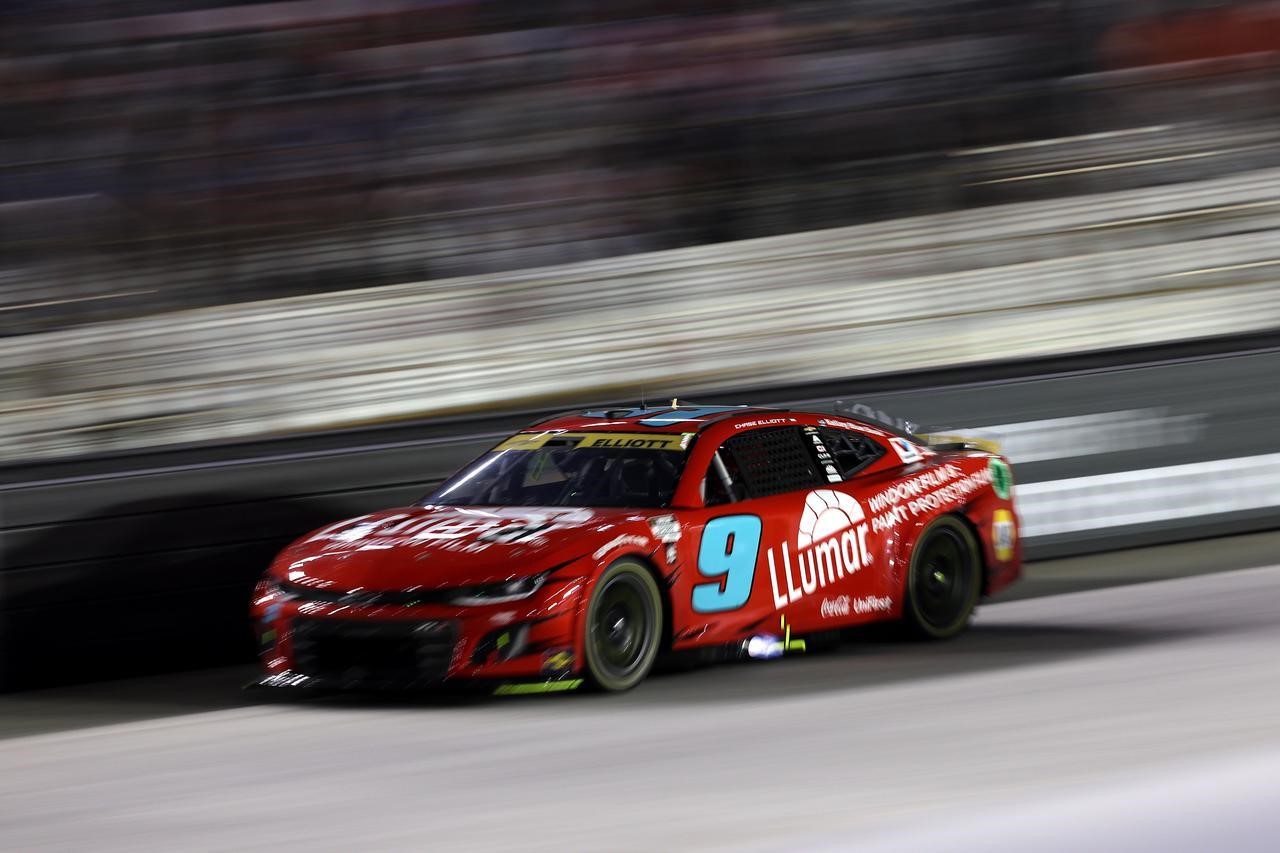 Larson's teammate Chase Elliott had a strong run at Bristol, finishing second in his Llumar Chevy and also advancing to the NASCAR Round of 12 Playoffs.