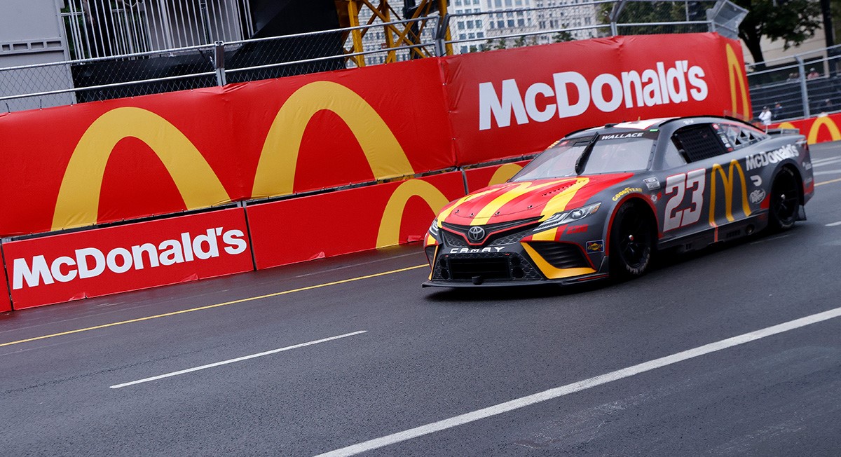 Bubba Wallace. McDonald’s ends NASCAR Chicago street race deal. Getty Images for NASCAR