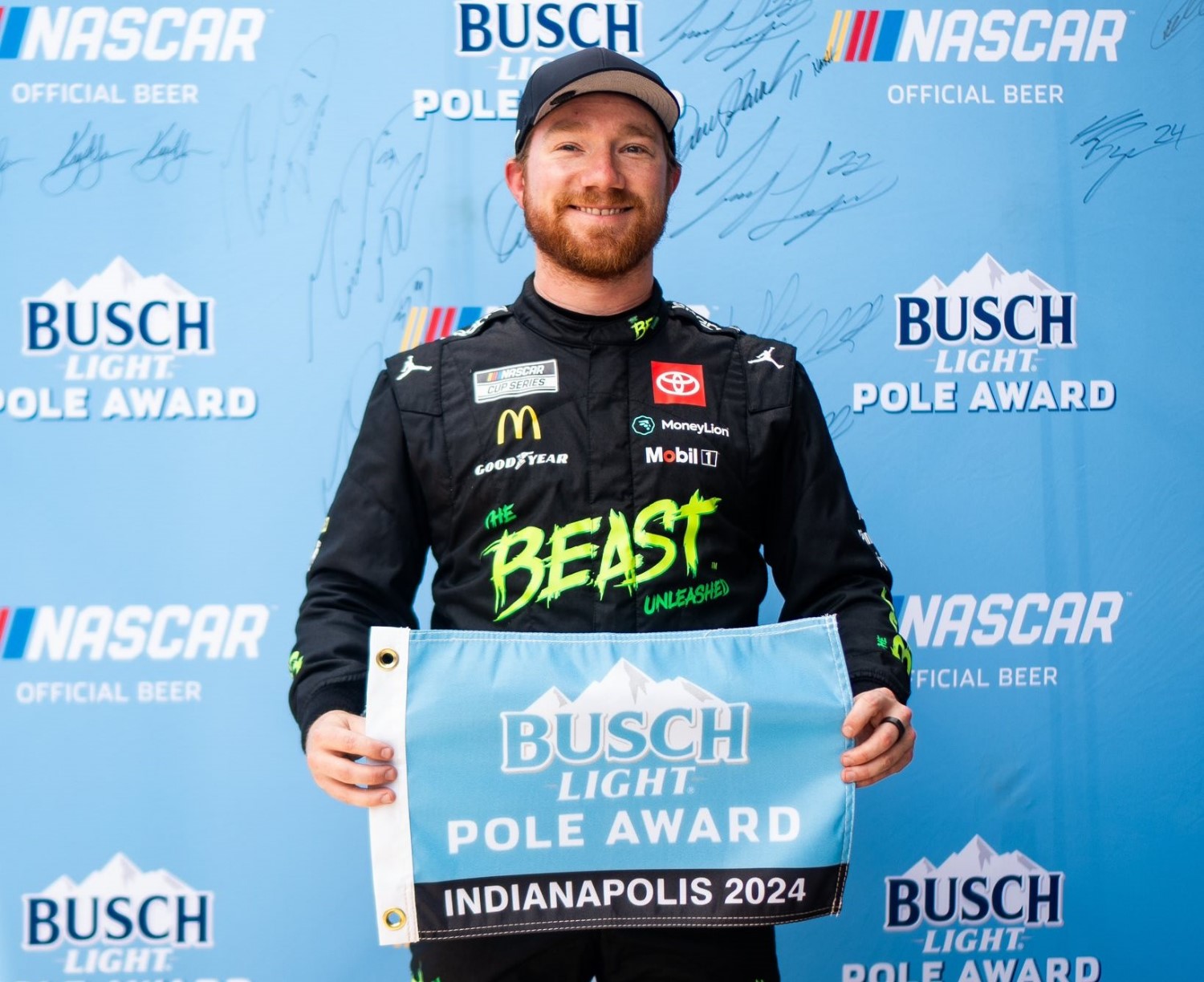 Brickyard 400 pole winner Tyler Reddick