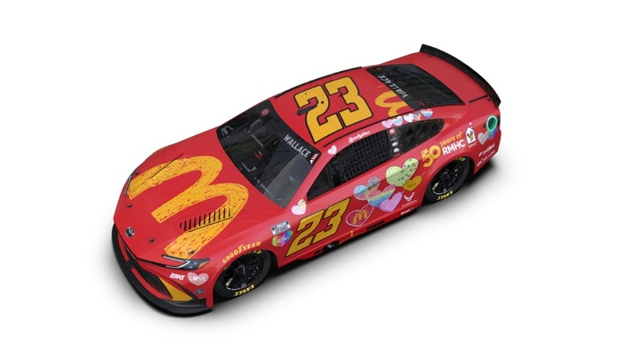 Bubba Wallace McDonald's livery for the Homestead race