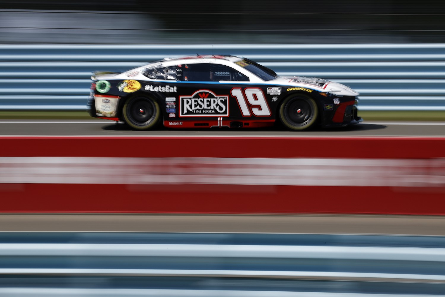 Martin Truex Jr., driver of the #19 Reser's Fine Foods Toyota, drives during qualifying for the NASCAR Cup Series Go Bowling at The Glen at Watkins Glen International on September 14, 2024 in Watkins Glen, New York. (Photo by Chris Graythen/Getty Images)