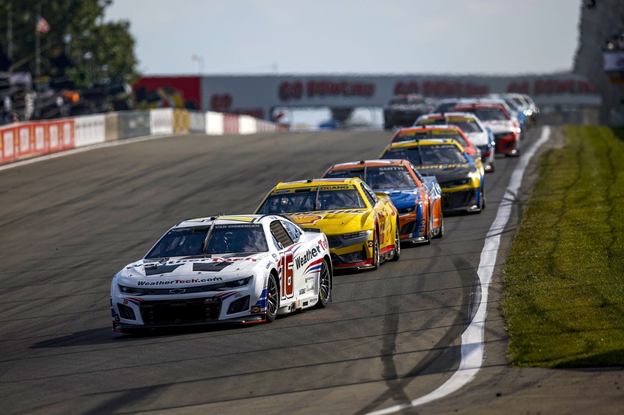 Shane Van Gisbergen, driver of the #16 WeatherTech Chevrolet, drives during the NASCAR Cup Series Go Bowling at The Glen at Watkins Glen International on September 15, 2024 in Watkins Glen, New York. (Photo by Sean Gardner/Getty Images)