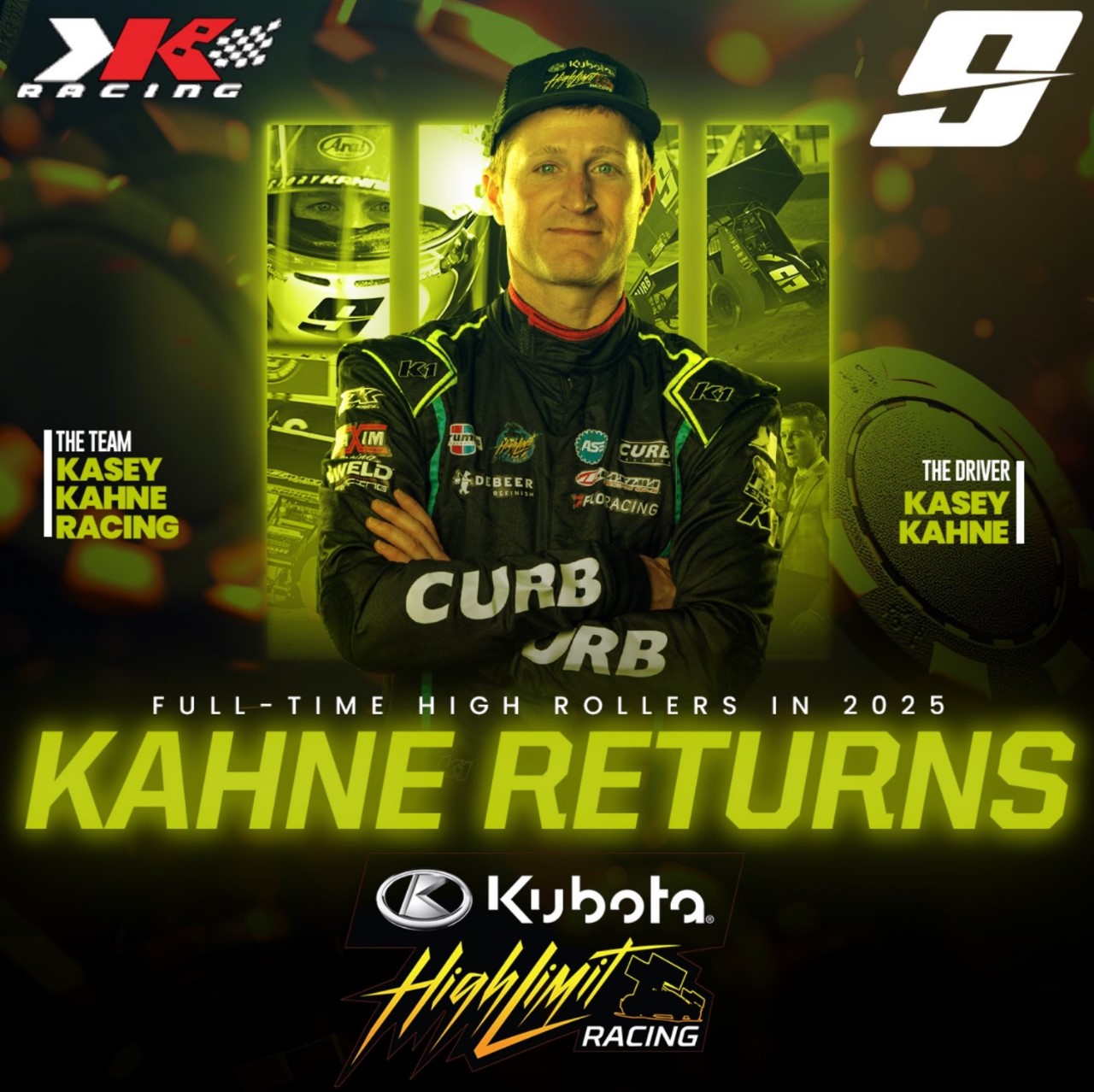 Kahne Returns full-time to the High Limit Racing Series in 2025