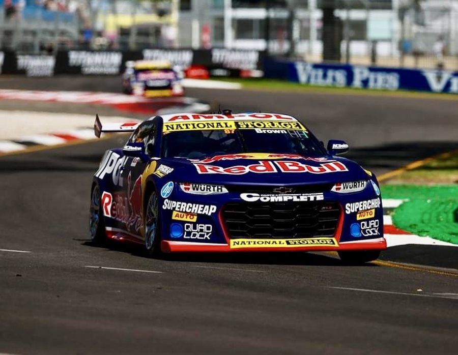 Championship leader Will Brown was fastest at the stoppage in Adelaide