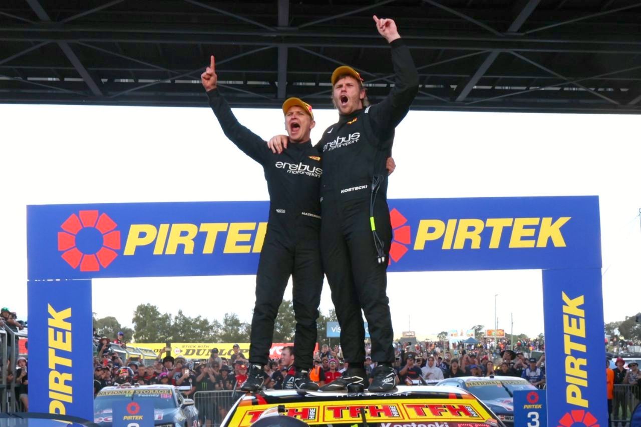 Brodie Kostecki and Todd Hazelwood are the 2024 Repco Bathurst 1000 Champions.