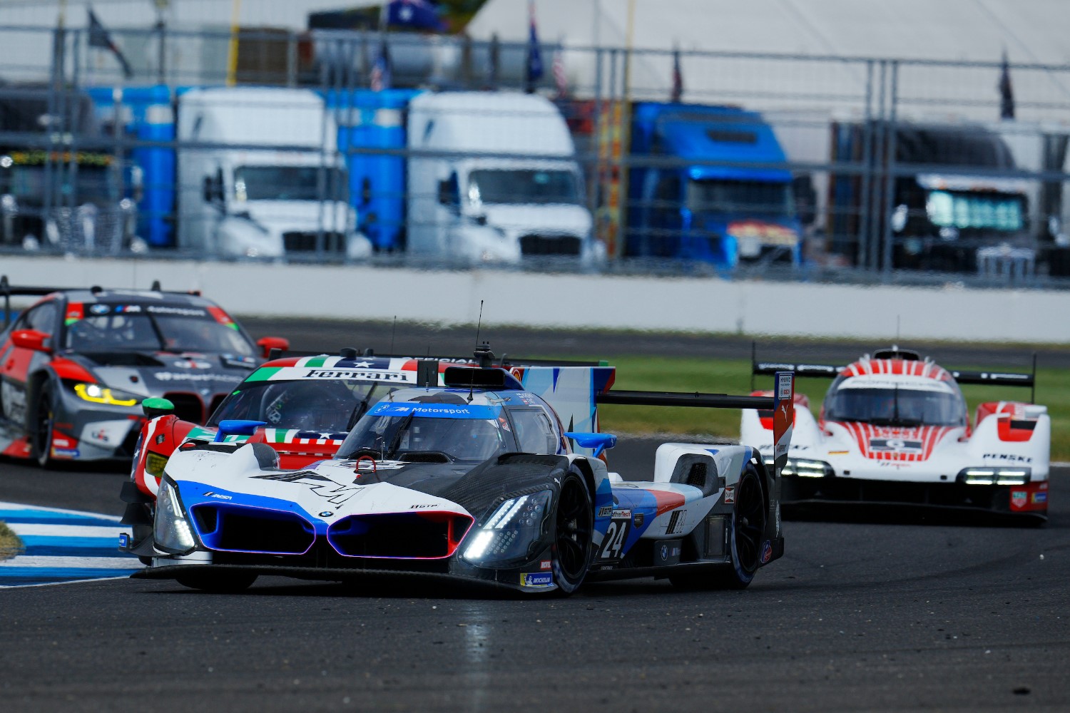 #24: BMW M Team RLL, BMW M Hybrid V8, GTP: Jesse Krohn, Philipp Eng. LAT Photo for IMSA