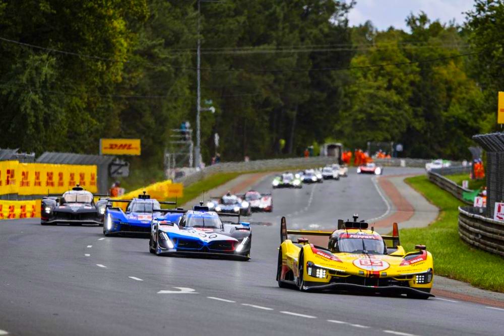 83 KUBICA Robert (pol), SHWARTZMAN Robert (isr), YE Yifei (chn), AF Corse, Ferrari 499P #83, Hypercar, FIA WEC, action during the 2024 24 Hours of Le Mans, 4th round of the 2024 FIA World Endurance Championship, on the Circuit des 24 Heures du Mans, from June 15 to 16, 2024 in Le Mans, France - Photo Julien Delfosse / DPPI