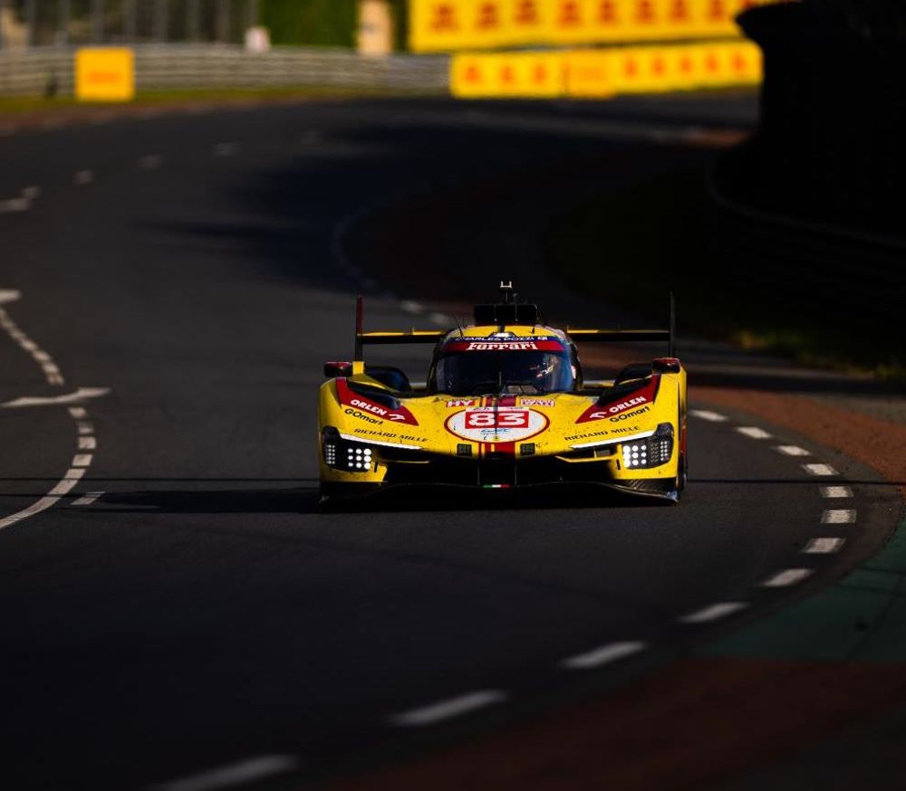 83 KUBICA Robert (pol), SHWARTZMAN Robert (isr), YE Yifei (chn), AF Corse, Ferrari 499P #83, Hypercar, FIA WEC, action during the 2024 24 Hours of Le Mans, 4th round of the 2024 FIA World Endurance Championship, on the Circuit des 24 Heures du Mans, from June 15 to 16, 2024 in Le Mans, France - Photo Julien Delfosse / DPPI