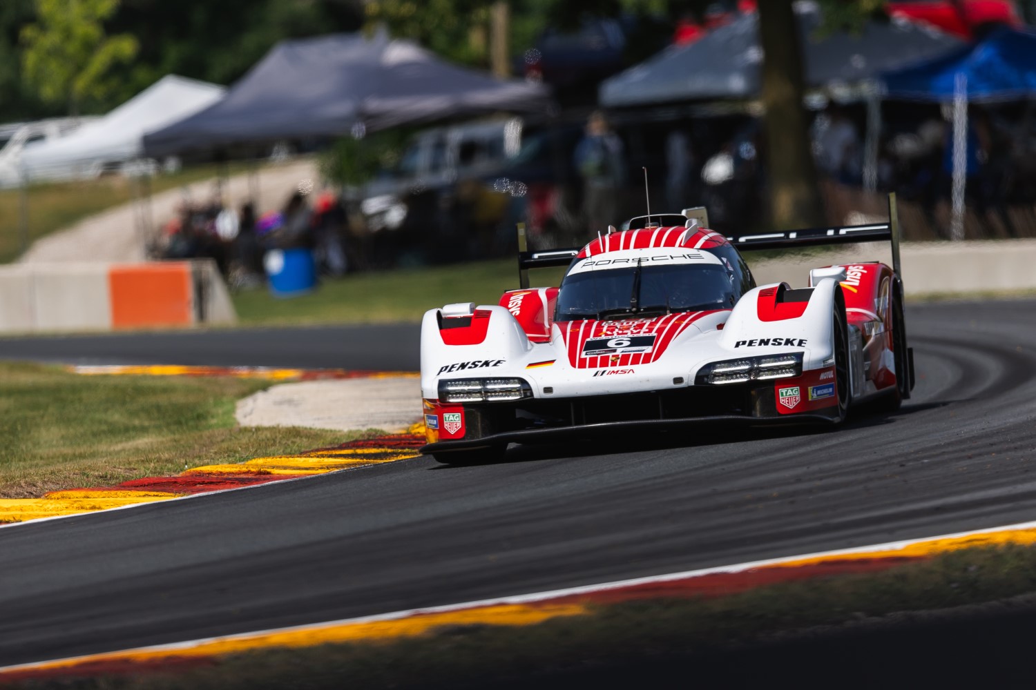 Winning #6 Penske Porsche