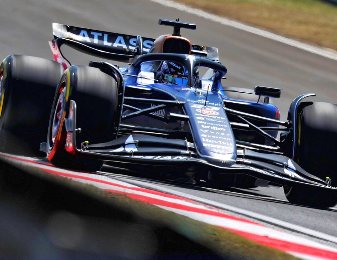 Alex Albon 2025 Chinese GP. Photo supplied by Williams F1 team