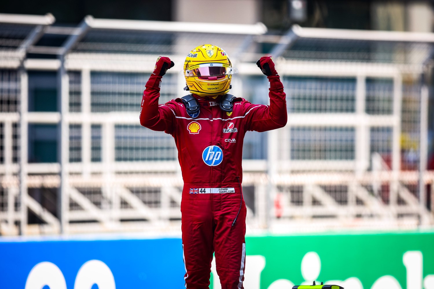 Lewis Hamilton wins Chinese GP Sprint Race. Photo Supplied by Ferrari