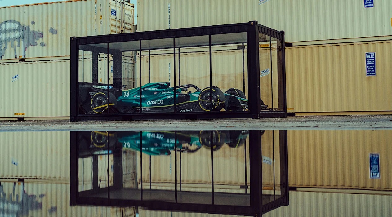 Aston Martin F1 Sea Freight. Photo Supplied