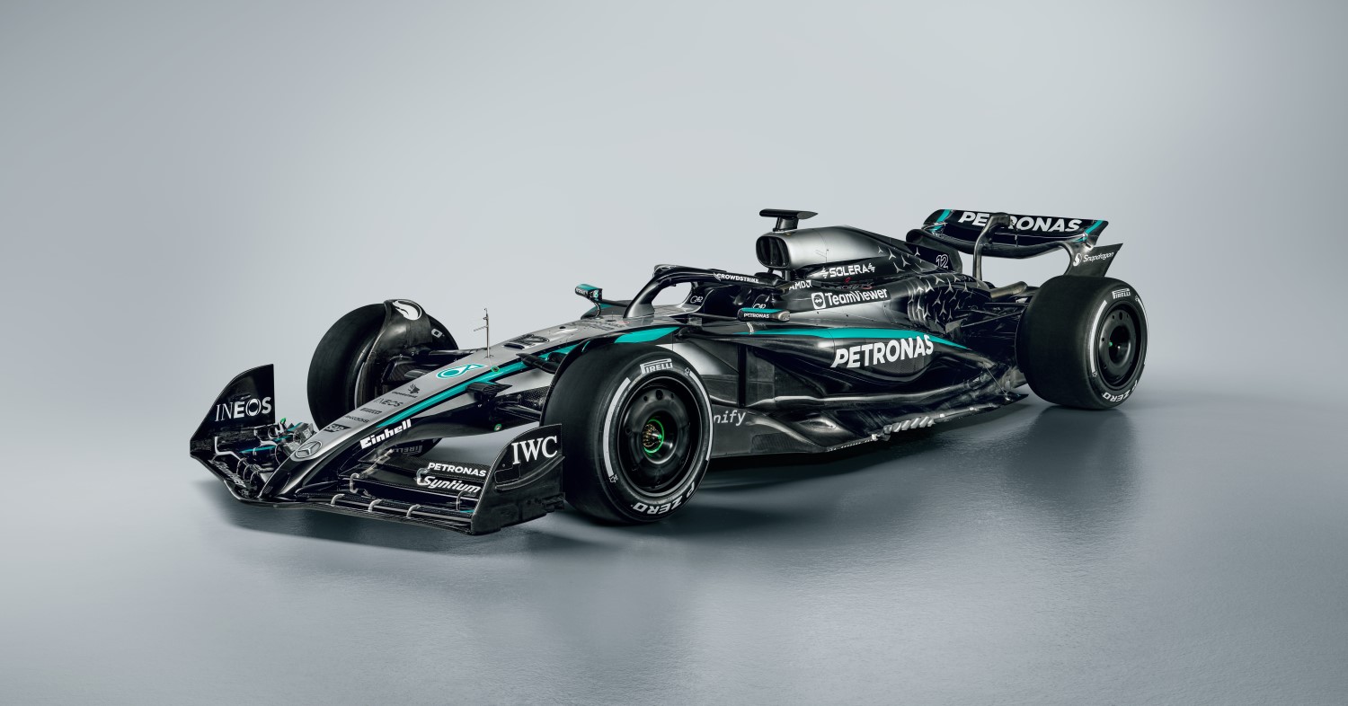 Mercedes 2025 W16 F1 car. Image Supplied