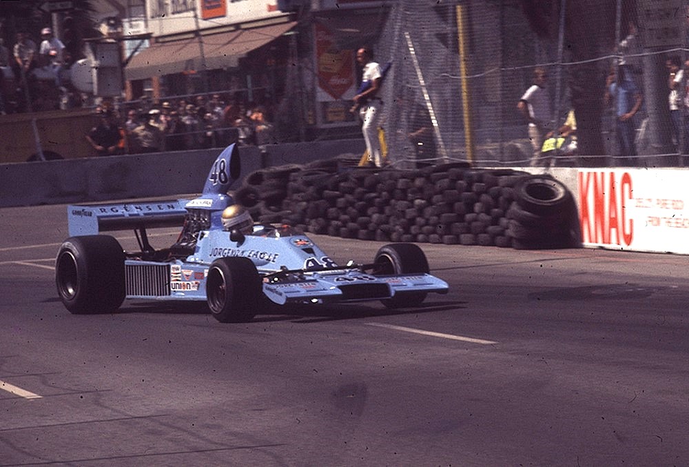 Vern Schuppan, the first ever winner of the Long Beach GP in 1974 - an F5000 race