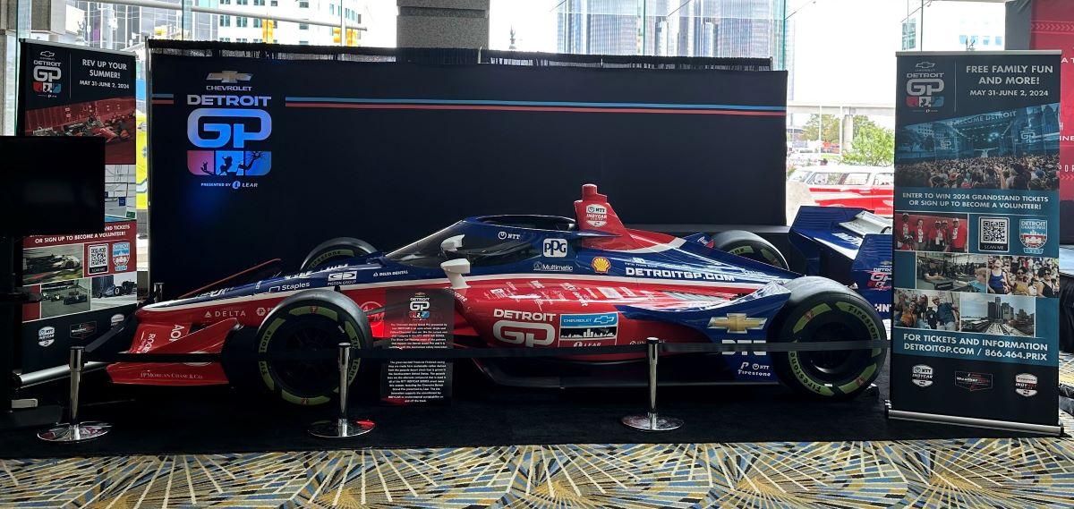 Detroit GP Display at the 2025 Detroit Auto Show