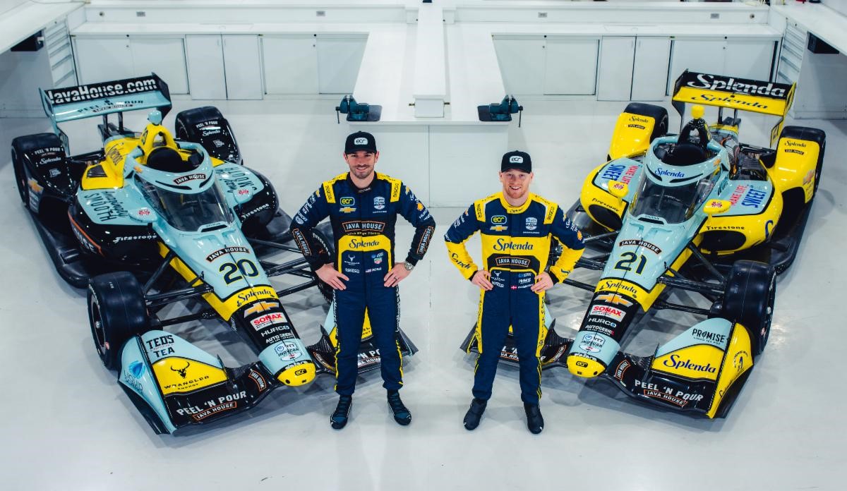 Ed Carpenter Racing announced today primary partners for part of the 2025 NTT INDYCAR SERIES season. With paint schemes unveiled yesterday on social media, Alexander Rossi will begin the season in the No. 20 Java House Chevrolet while Christian Rasmussen competes in the No. 21 Splenda Chevrolet.