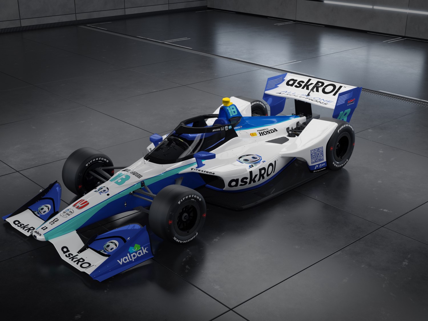 askROI to sponsor Veekay's Dale Coyne Racing No. 18