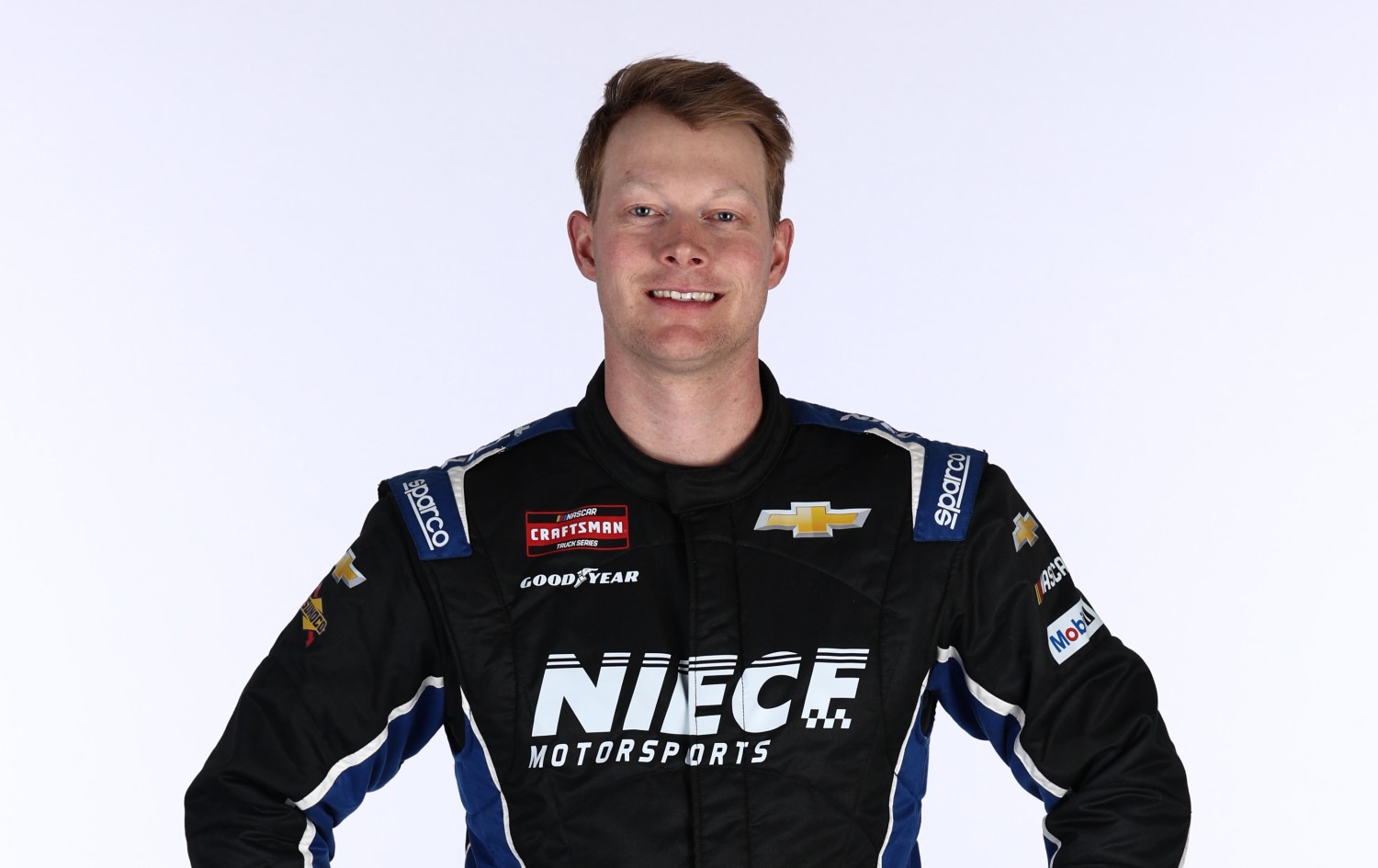 Christian Rose poses for a photo during NASCAR Production days at the Charlotte Convention Center on January 23, 2025 in Charlotte, North Carolina. (Photo by Chris Graythen/Getty Images for NASCAR)