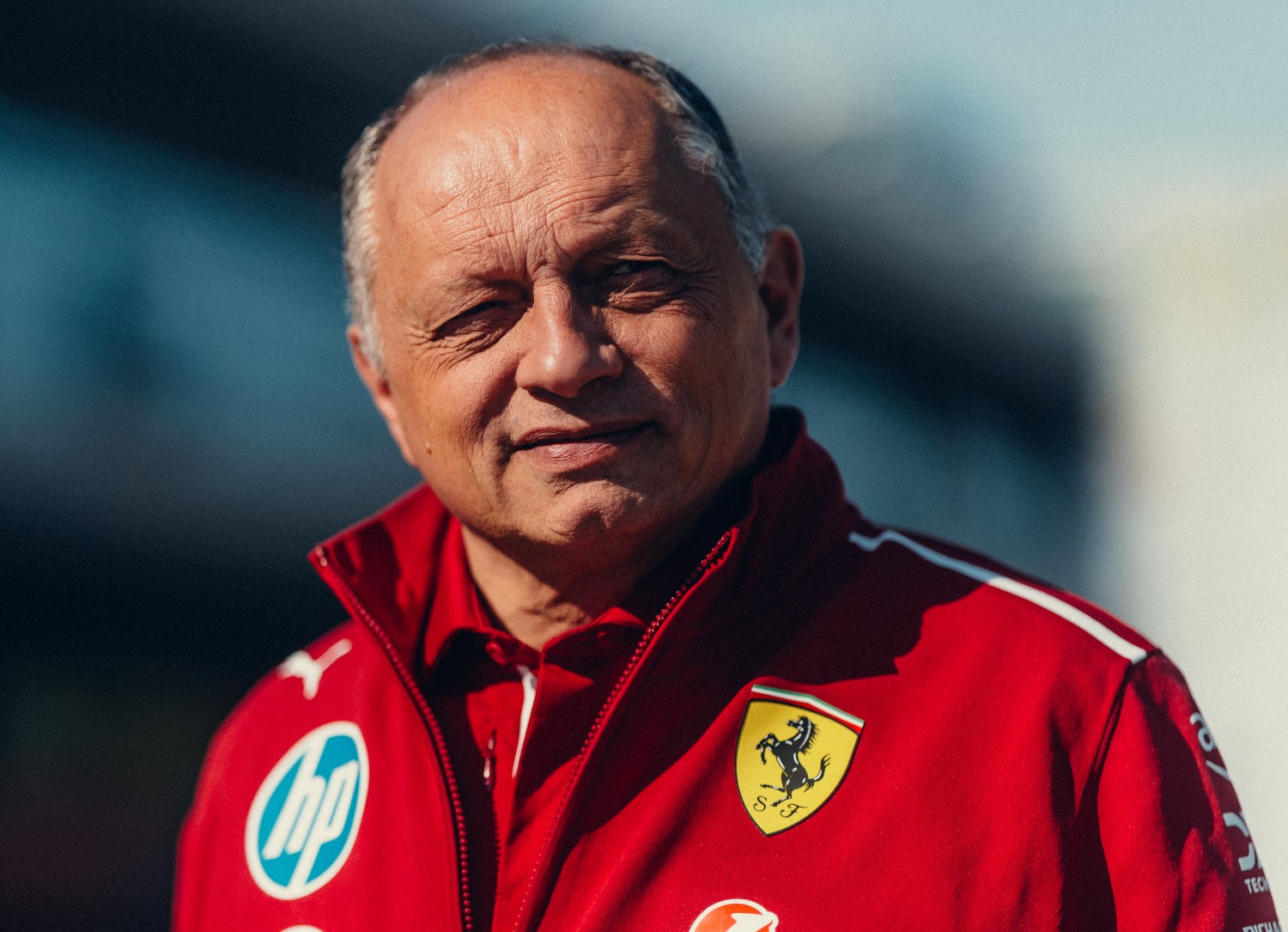 Fred Vasseur. Photo supplied by Ferrari at 2025 Chinese GP