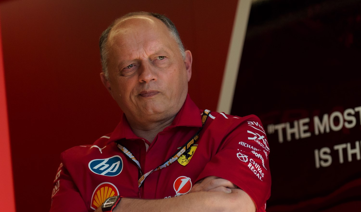 Fred Vasseur. Photo courtesy of Ferrari