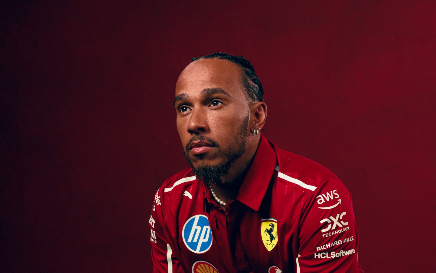 Lewis Hamilton. Image Supplied by Ferrari