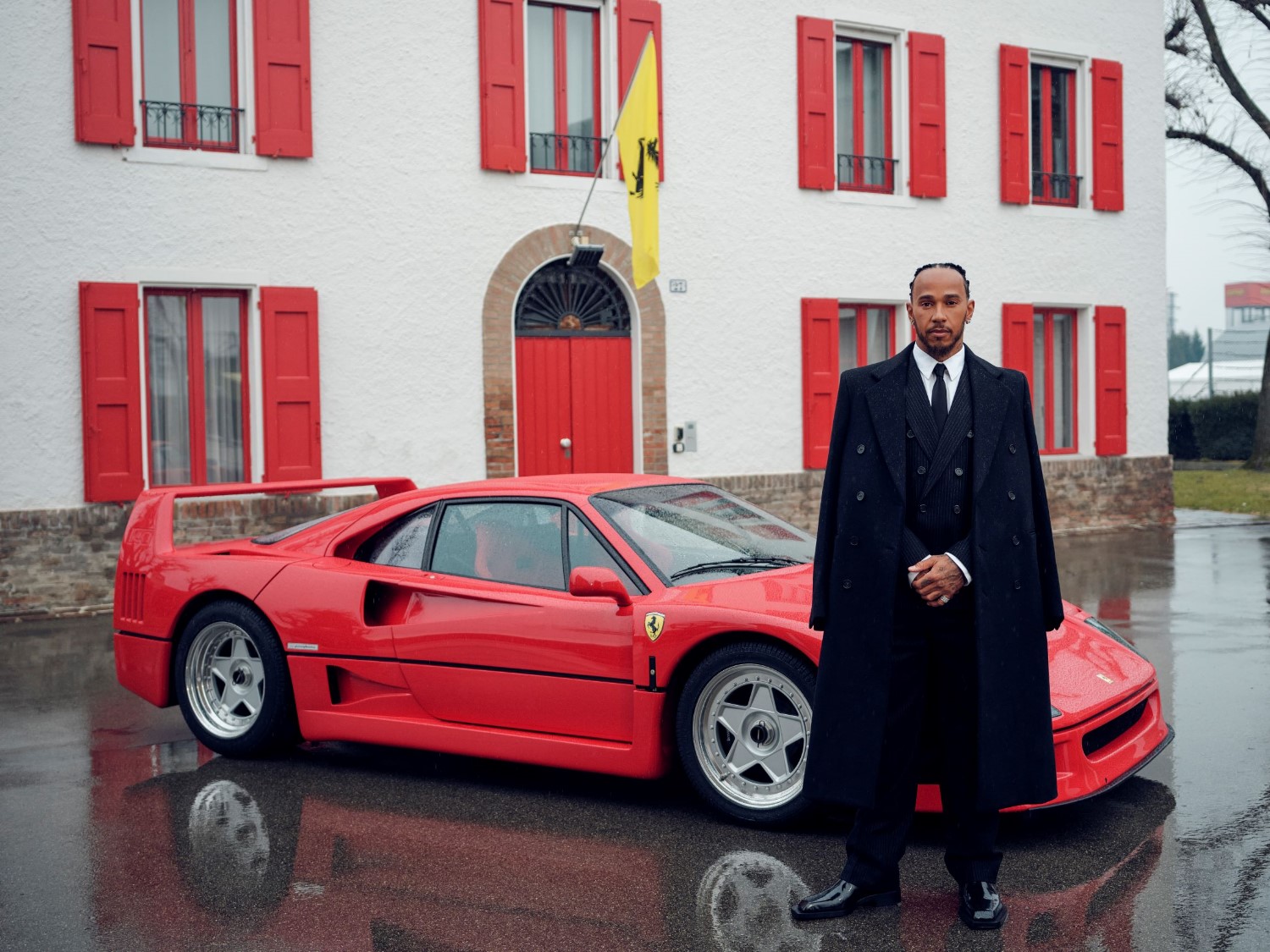 Lewis Hamilton Arrives at Ferrari