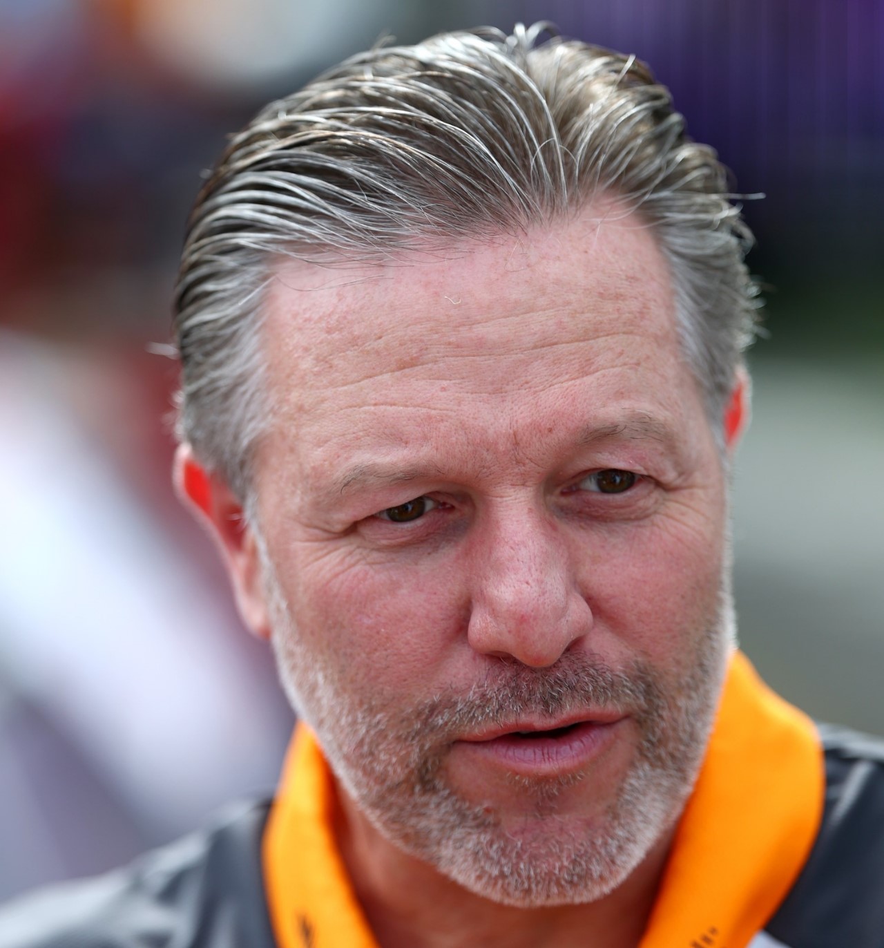 Zak Brown, Chief Executive Officer of McLaren looks on prior to final practice ahead of the F1 Grand Prix of Australia at Albert Park Grand Prix Circuit on March 15, 2025 in Melbourne, Australia. (Photo by Sam Bloxham/LAT Image for McLaren)