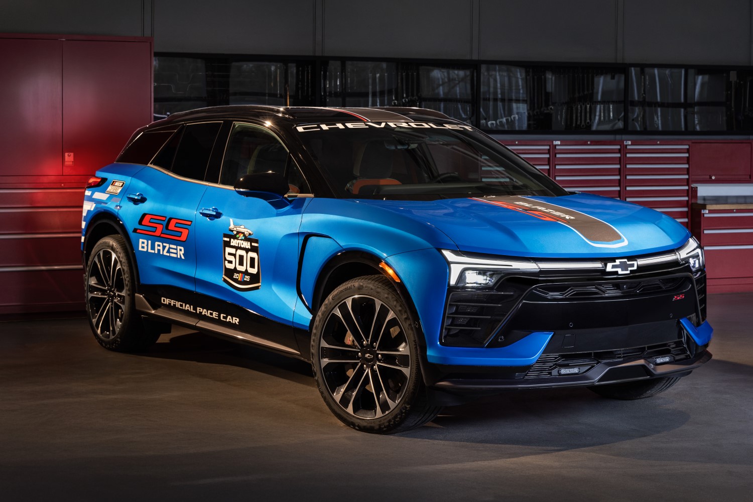 The 2025 Blazer EV SS will pace the 67th DAYTONA 500 at Daytona International Speedway (DIS) on Sunday, February 16, 2025. Photo Supplied by GM