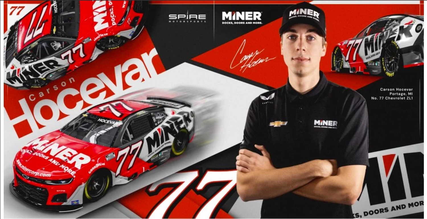 MINER to sponsor Carson Hocevar in 2025