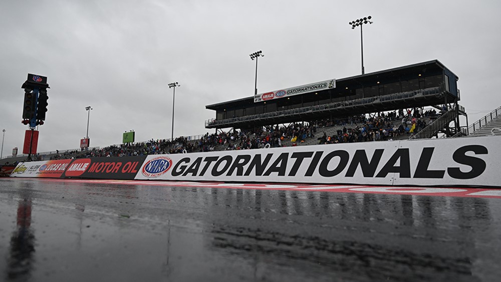 NHRA News: 2025 Gatornationals Saturday Qualifying washed out