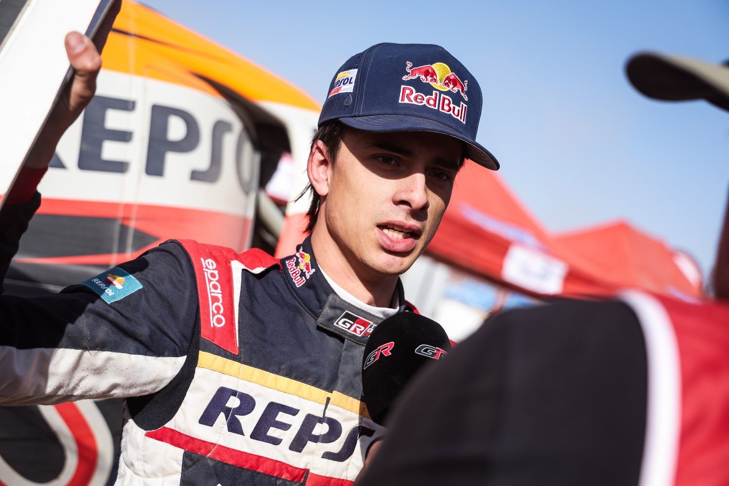 QUINTERO Seth (usa), Toyota, Toyota Gazoo Racing, FIA W2RC, Ultimate, portrait during the Stage 1 of the Dakar 2025 on January 4, 2025 around Bisha, Saudi Arabia. A.S.O./F.Gooden/DPPI