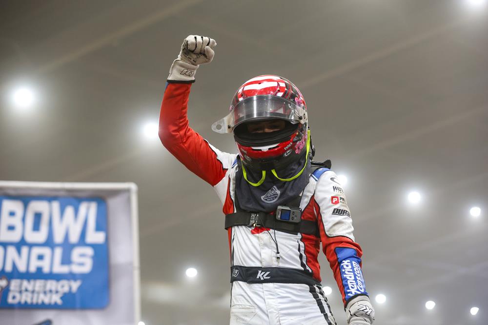 Kyle Larson. Photo courtesy of Chili Bowl