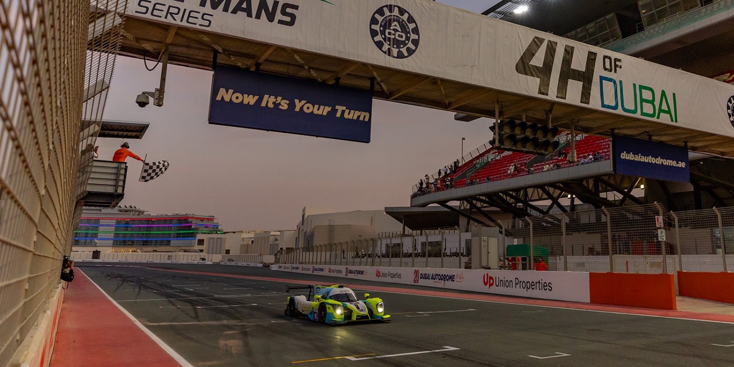 #15 RLR MSport Ligier. 4 Hours of Dubai Race 2 LMP3 winner. Photo by Andrew Lofthouse - Supplied by Asian Le Mans Series