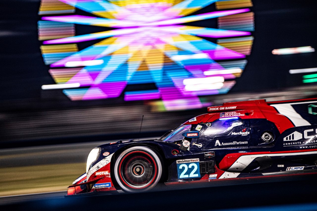 #22: United Autosports USA, ORECA LMP2 07, LMP2: Daniel Goldburg, Paul Di Resta, James Allen, Rasmus Lindh. LAT Images for IMSA