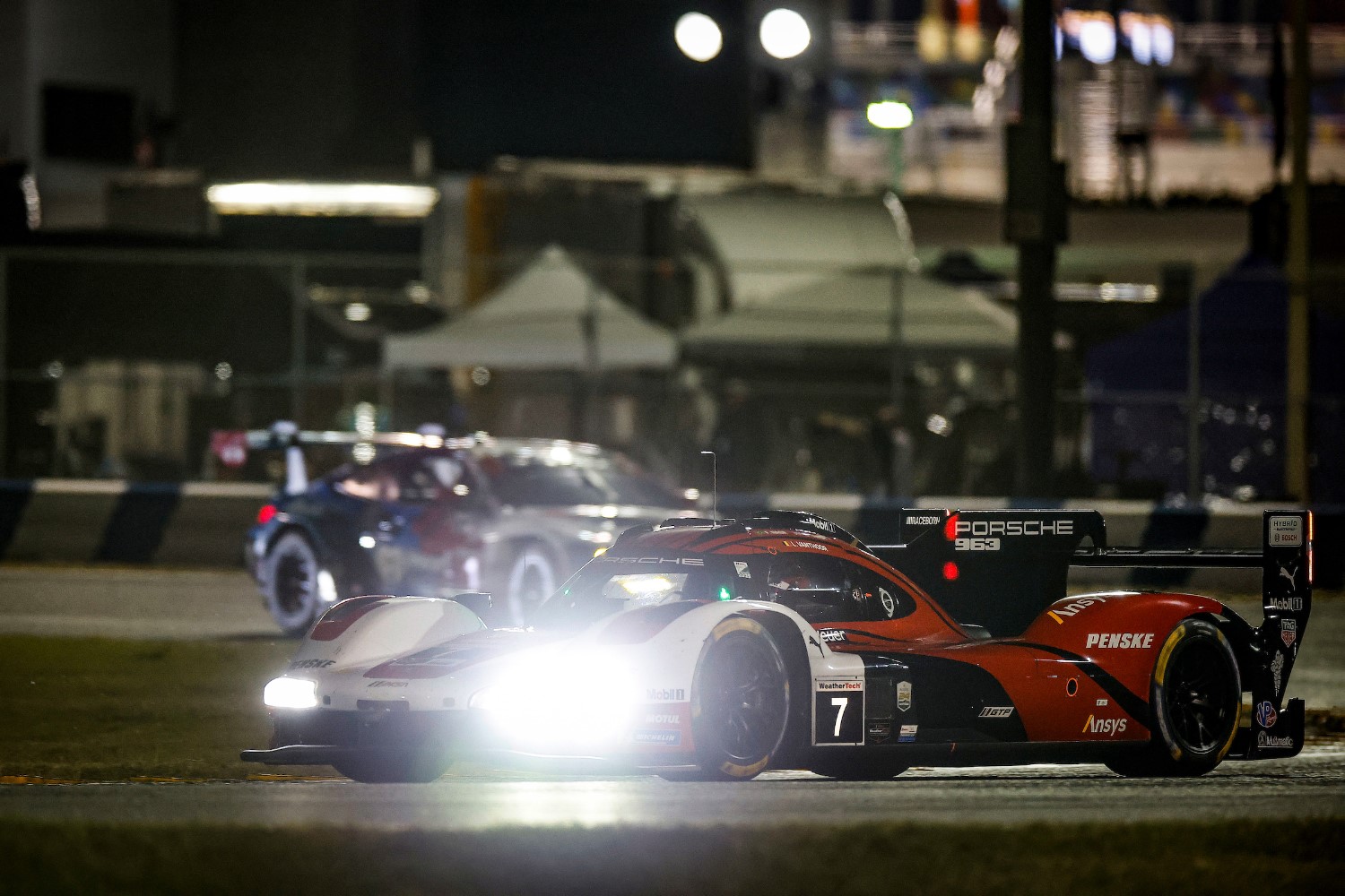 #7: Porsche Penske Motorsports, Porsche 963, GTP: Felipe Nasr, Nick Tandy, Laurens Vanthoor. Photo by LAT for IMSA