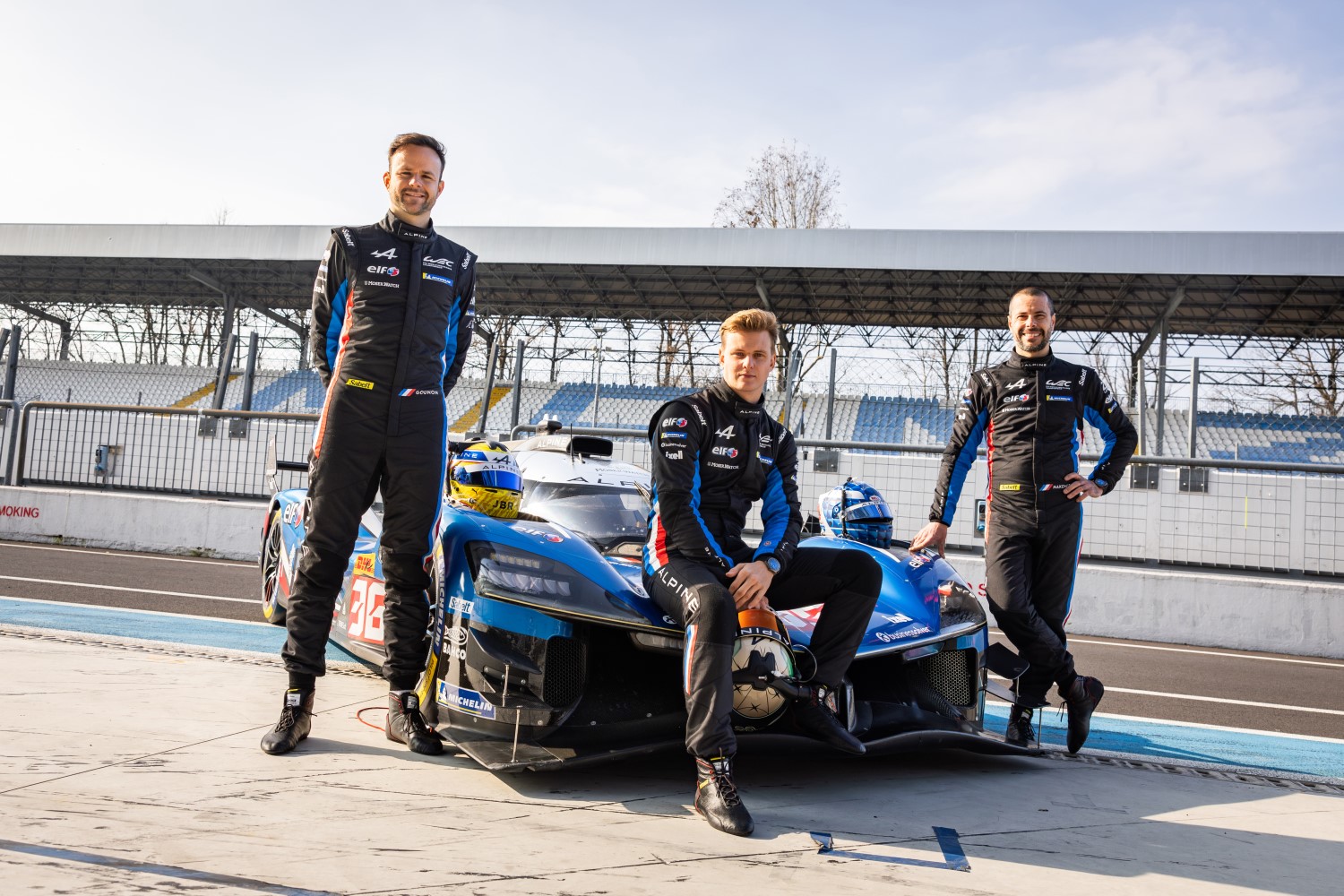 The #36 sister car will be shared by Mick Schumacher, Jules Gounon, promoted after a successful reserve role, and Frédéric Makowiecki. Photo during the Alpine private test session on the Autodromo Nazionale di Monza from February 2 to 4, 2025 in Monza, Italy - Photo Antonin Vincent / DPPI. Supplied by Alpine